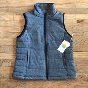 Vuori gray puffy vest